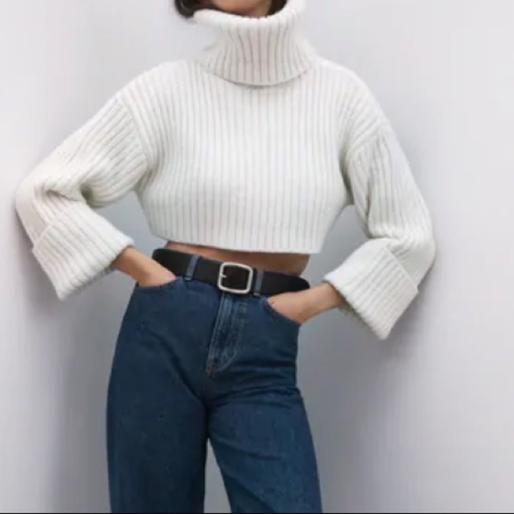 Zara ribbed sweater